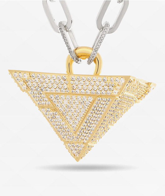 King Ice x Yu Gi Oh! Iced Millenium Puzzle Necklace | Zumiez King Ice x Yu Gi Oh! Iced Millenium Puzzle Necklace | Zumiez