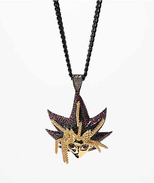【King Ice】☆日本未入荷☆DRAGON EMOJI HEAD STASH NECKLACE King Ice】☆日本未入荷☆DRAGON EMOJI HEAD STASH NECKLACE