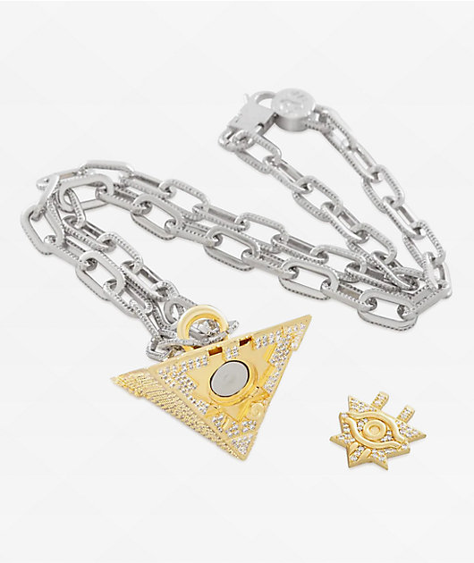 King Ice x Yu Gi Oh! Millenium Puzzle Necklace