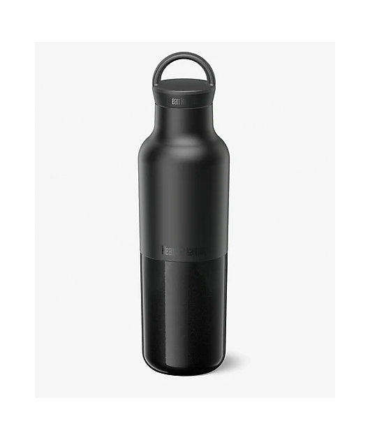 Klean Kanteen Rise Classic Arch Loop Cap Black Water Bottle 20 oz