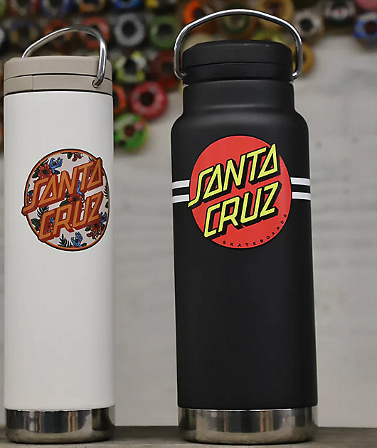 Klean Kanteen x Santa Cruz Classic Dot TKWide Black Water Bottle 32 oz