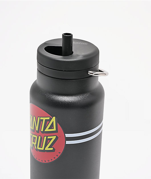 Klean Kanteen x Santa Cruz Classic Dot TKWide Black Water Bottle 32 oz