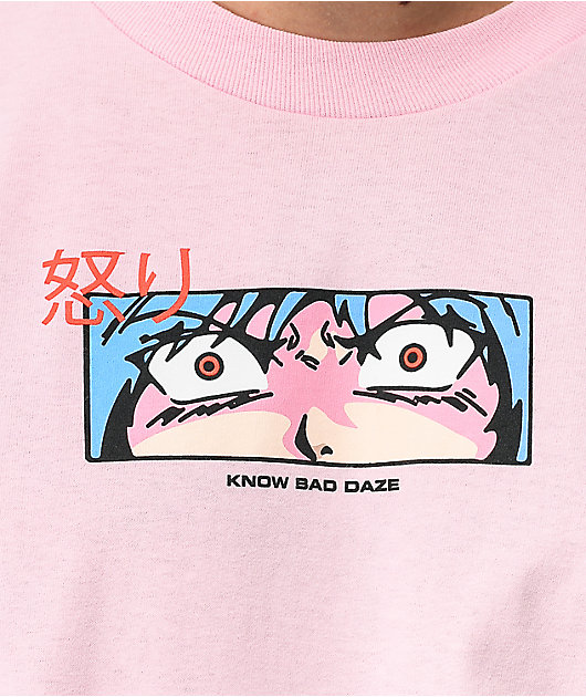 Know Bad Daze Anger Pink T-Shirt