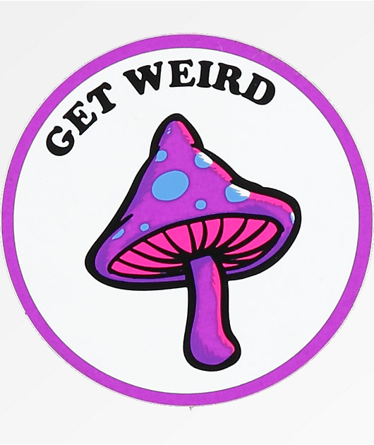Know Bad Daze Get Weird pegatina