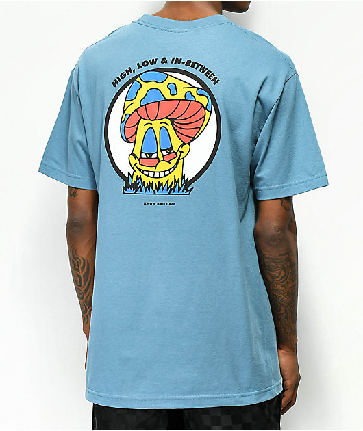 slate blue t shirt