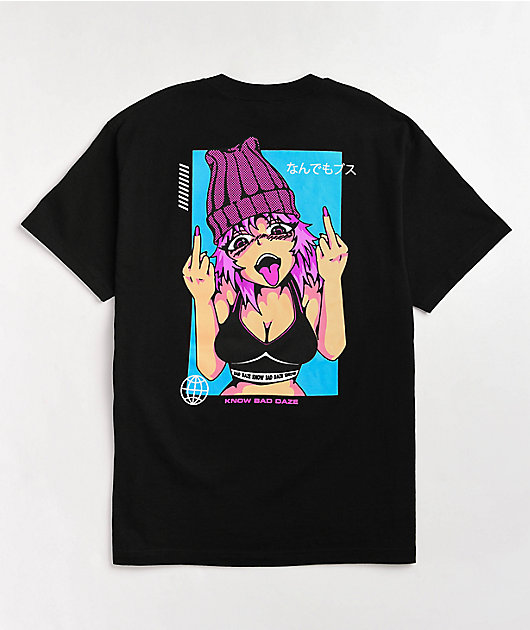 Know Bad Daze Whatever Black T-Shirt