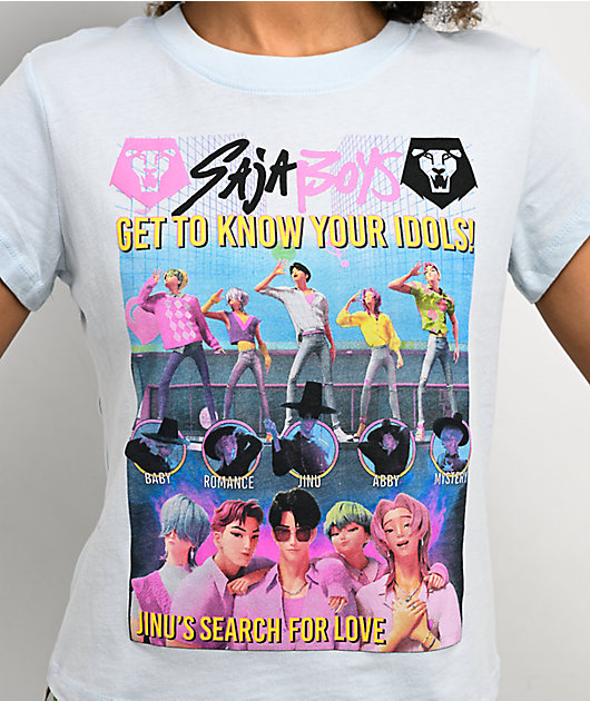 Kpop Demon Hunters Saja Boys Blue T-Shirt