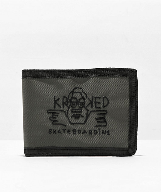 Krooked Arketype Raw Charcoal Bifold Wallet