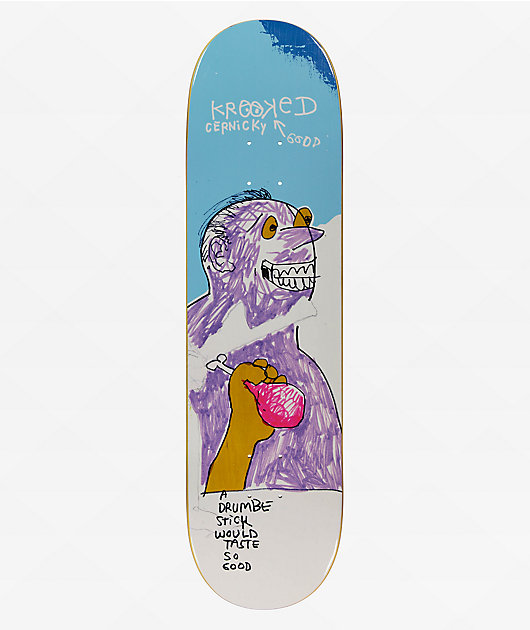 Krooked Cernicky Drumbe 8.25" Skateboard Deck