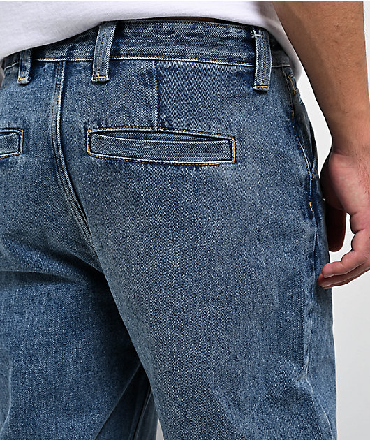 Krooked Eyes Blue Denim Jeans | Zumiez Krooked Eyes Blue Denim Jeans | Zumiez