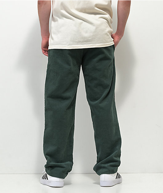 dark green corduroy pants