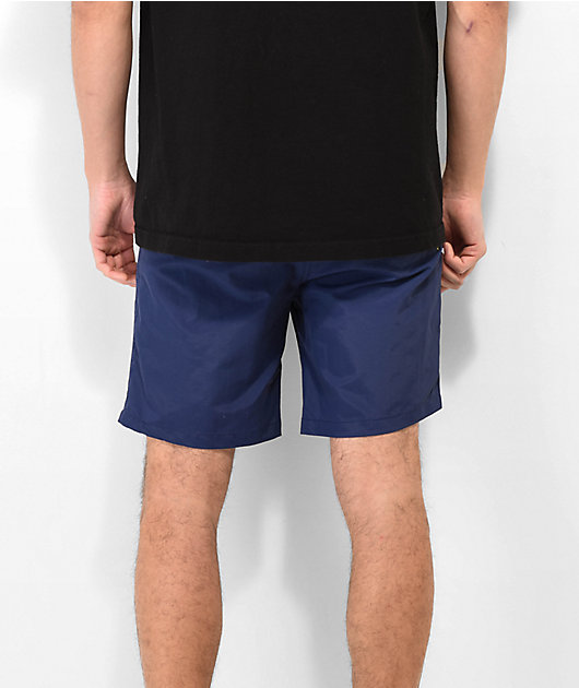 Krooked Eyes Navy Board Shorts