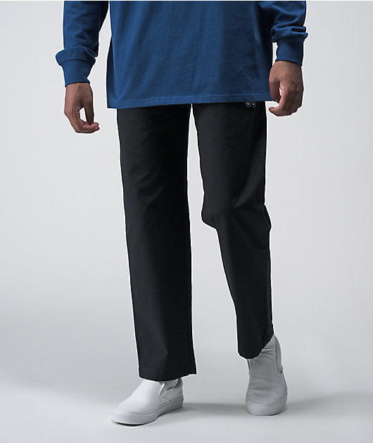 Krooked Eyes Pantalones de cintura elástica negros