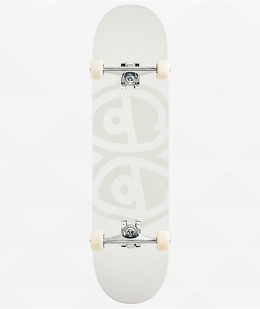 Krooked Eyes White 8.06" Assembled Skateboard Complete