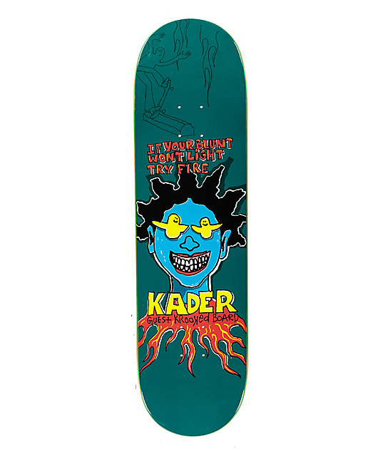 Krooked Kader Guest 8.5 Skateboard Deck | Zumiez
