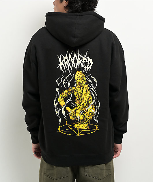 Krooked Necro-Shmoo Black Zip Hoodie | Zumiez
