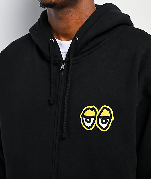 Krooked New Tricks Black Zip Hoodie | Zumiez