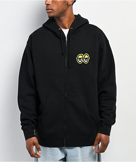 Krooked New Tricks Black Zip Hoodie | Zumiez