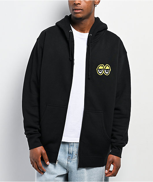Krooked New Tricks Black Zip Hoodie | Zumiez