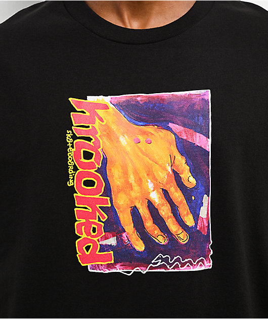 Krooked Snake Bite Black T-Shirt | Zumiez