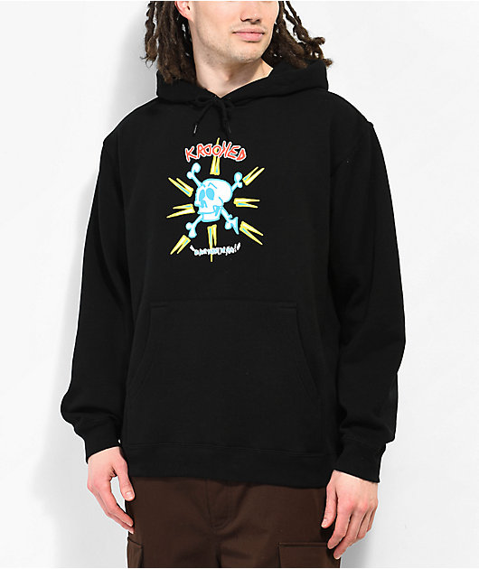 Krooked Style Black Hoodie Zumiez