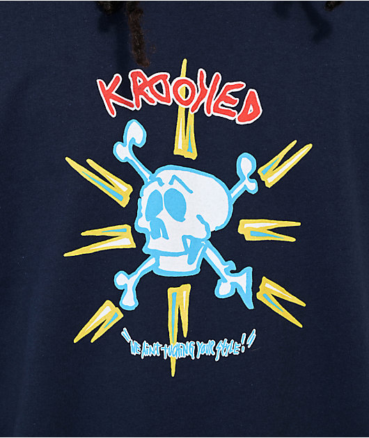 KROOKED シャツ Krooked Bird Lighetning Black T-Shirt | Zumiez