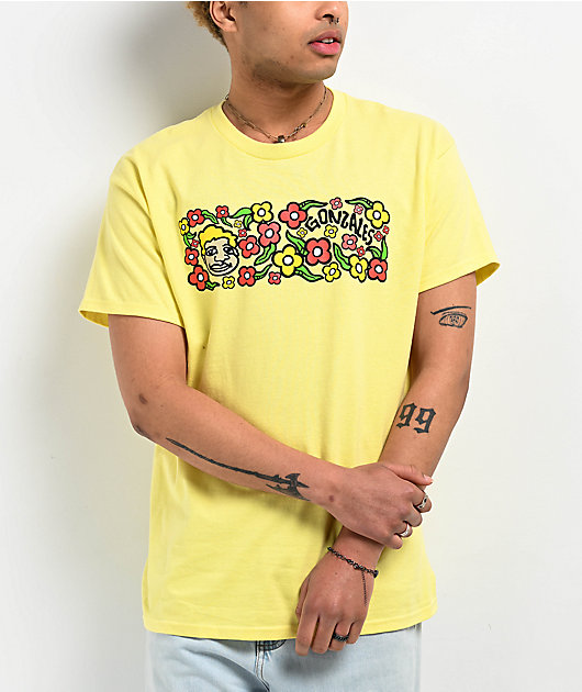 Krooked Sweatpants Yellow T-Shirt | Zumiez