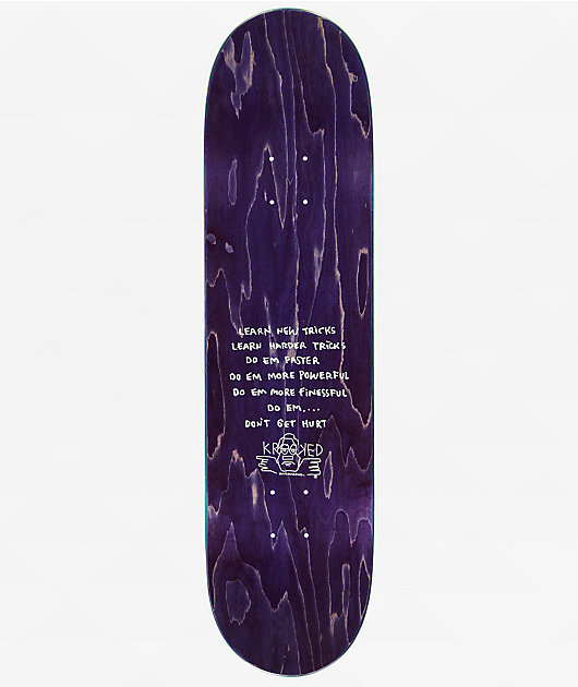 Krooked Una Lightning Clover 8.28" Skateboard Deck