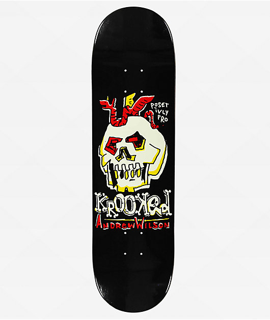 Krooked Wilson Positively Pro 8.5 Skateboard Deck | Zumiez