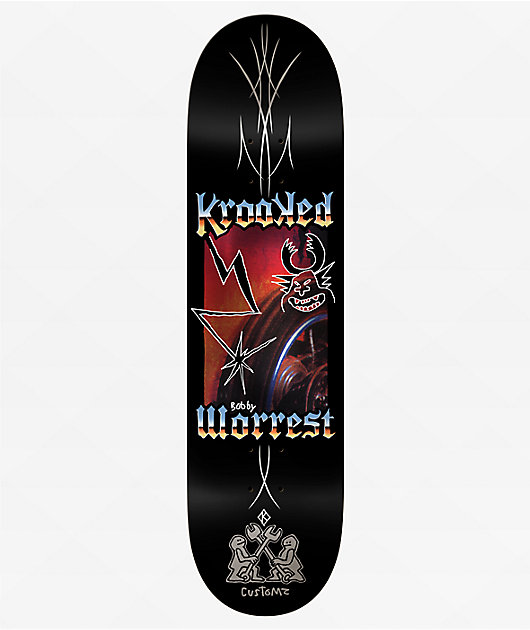 Krooked Worrest Chrome Zone 8.38" Skateboard Deck