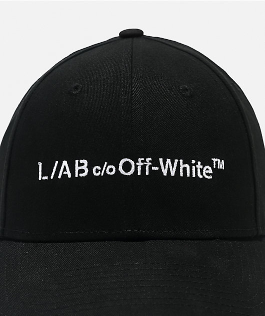 L/AB c/o Off-White™ Black Snapback Hat