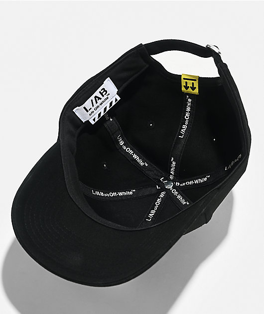 L/AB c/o Off-White™ Black Snapback Hat