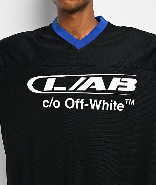 L/AB c/o Off-White™ Black Soccer Jersey