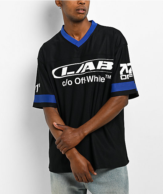 L/AB c/o Off-White™ Black Soccer Jersey
