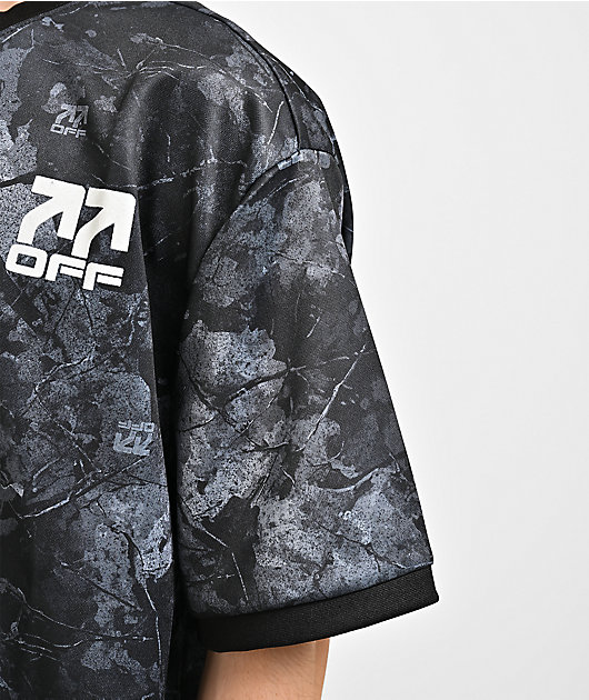 L/AB c/o Off-White™ Diagonal Black Camo Soccer Jersey