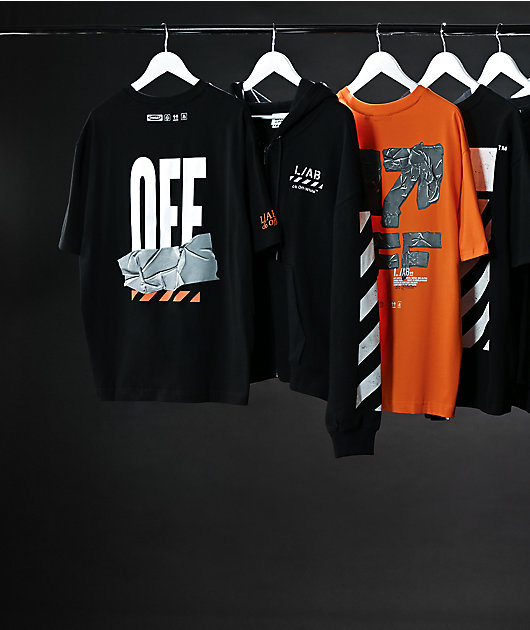 L/AB c/o Off-White™ Duct Tape Black T-Shirt