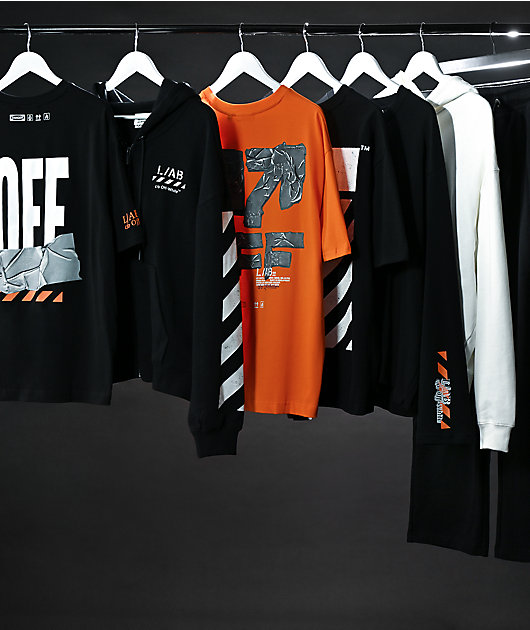 L/AB c/o Off-White™ Duct Tape Orange T-Shirt