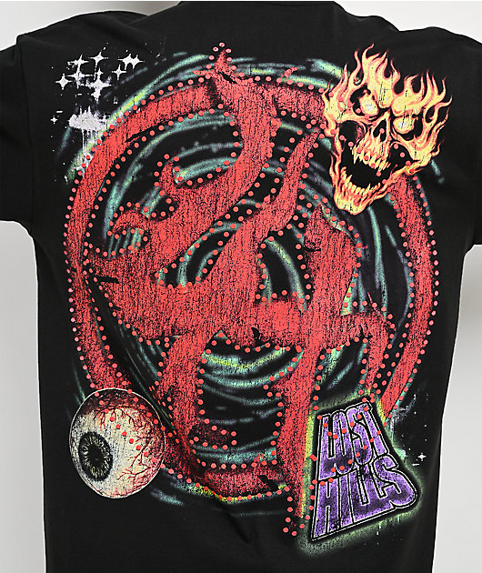 LOSTHILLS Eyes Black T-Shirt