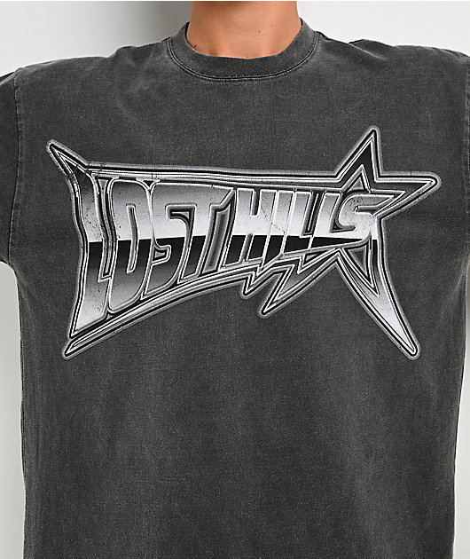 LOSTHILLS Star Black Wash T-Shirt