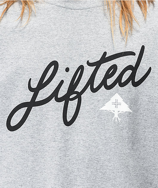 LRG Angled Script Grey T-Shirt