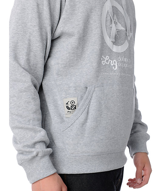 Lrg grey hoodie Clearance