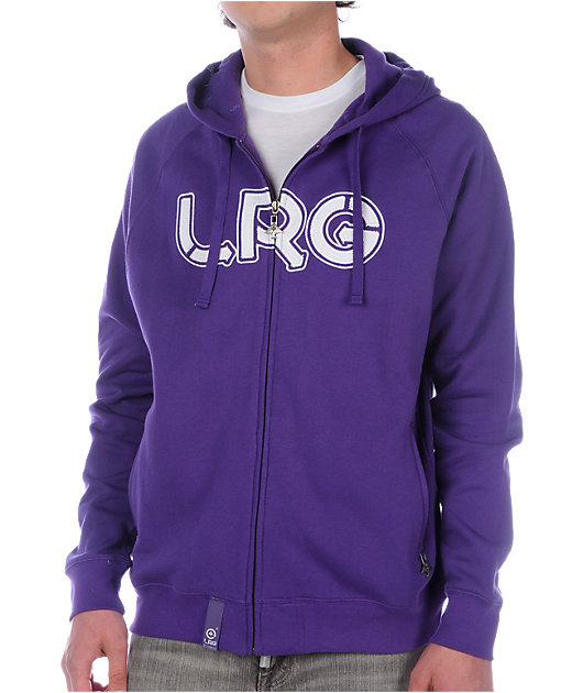 roots purple hoodie
