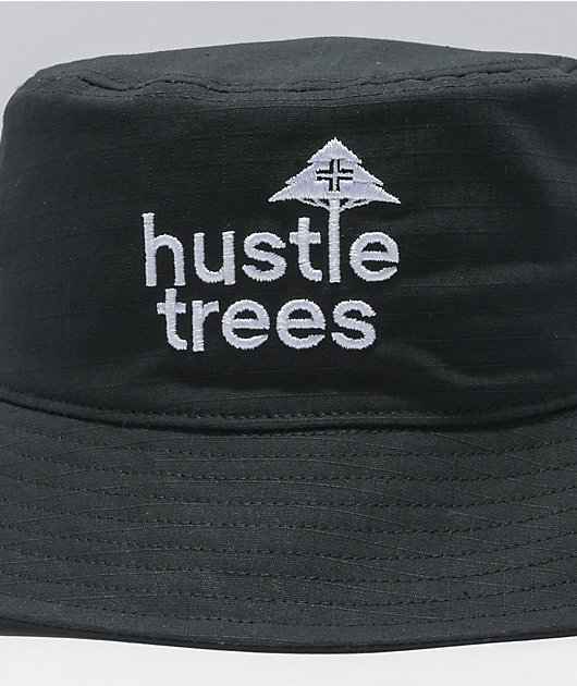 LRG Hustle Trees Black Bucket Hat