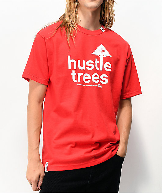 LRG Hustle Trees Red T-Shirt