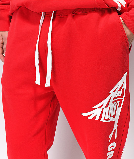 roots mens track pants