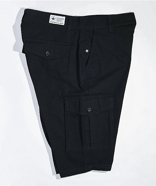 LRG RC Ripstop pantalones cortos cargo negros
