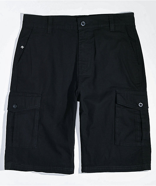 LRG RC Ripstop pantalones cortos cargo negros