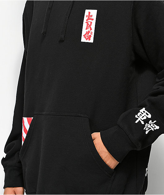 lrg rise up black hoodie