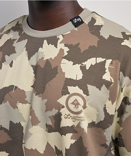 LRG Think Outside Tan Camo T-Shirt