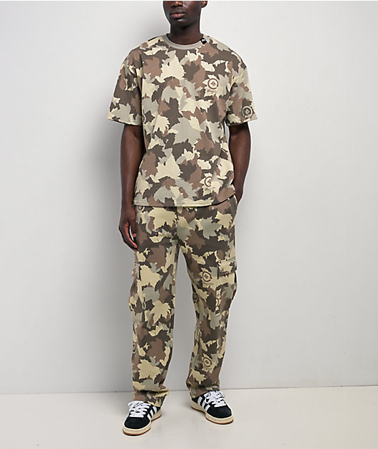 LRG Think Outside Tan Camo T-Shirt